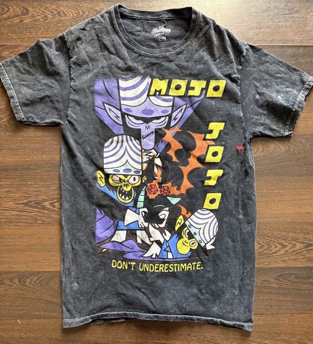 Powerpuff Girls Don't Underestimate Mojo Jojo Short Sleeve Tee - Black Sz S